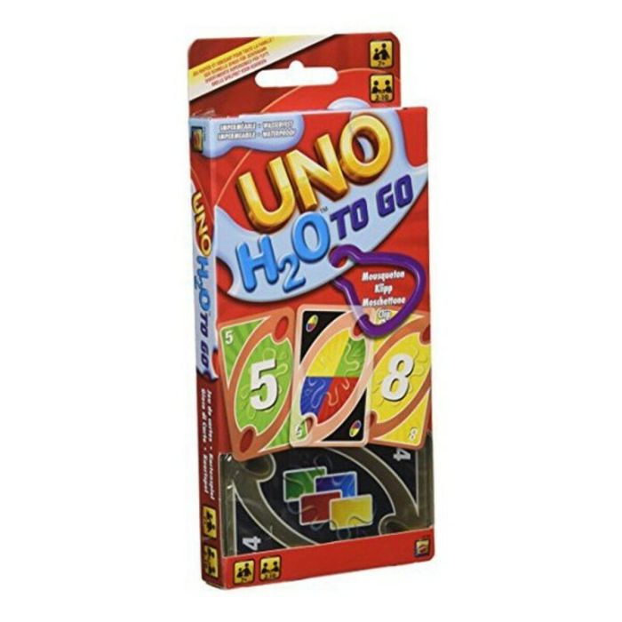 Juego uno h2o to go baraja de cartas resistente al agua