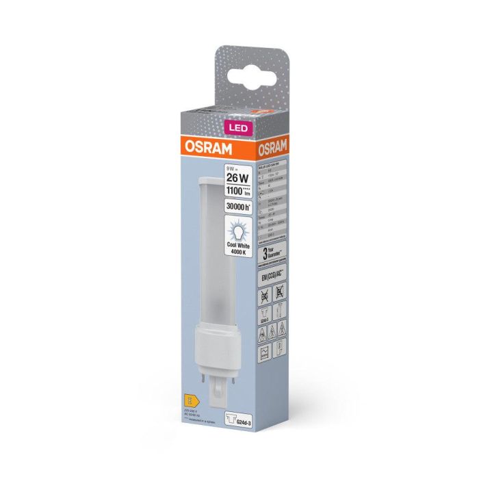 [LVE-4058075558601] Lámpara LED Ledvance/DULUX G24d 3 9W 1100Lm 4000K 120º IP20 - Blanco Natural 1