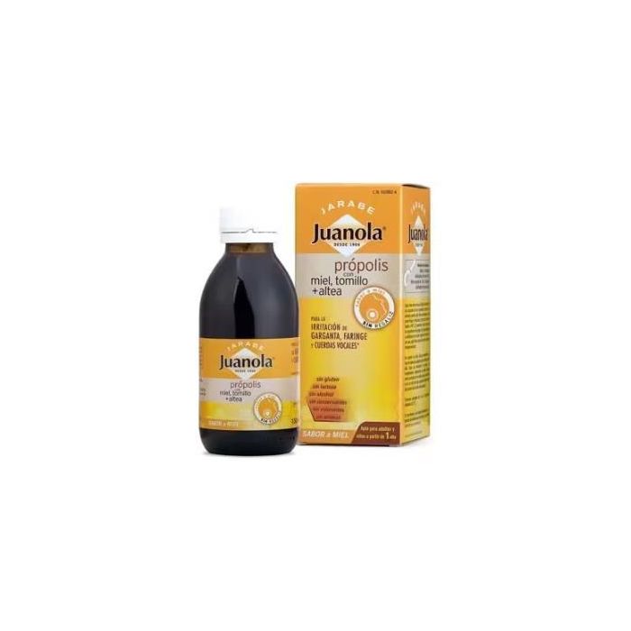Juanola Propolis Miel Tomillo Altea Jarabe 150Ml. Juanola Propolis Miel Tomillo Altea Jarabe 150Ml.