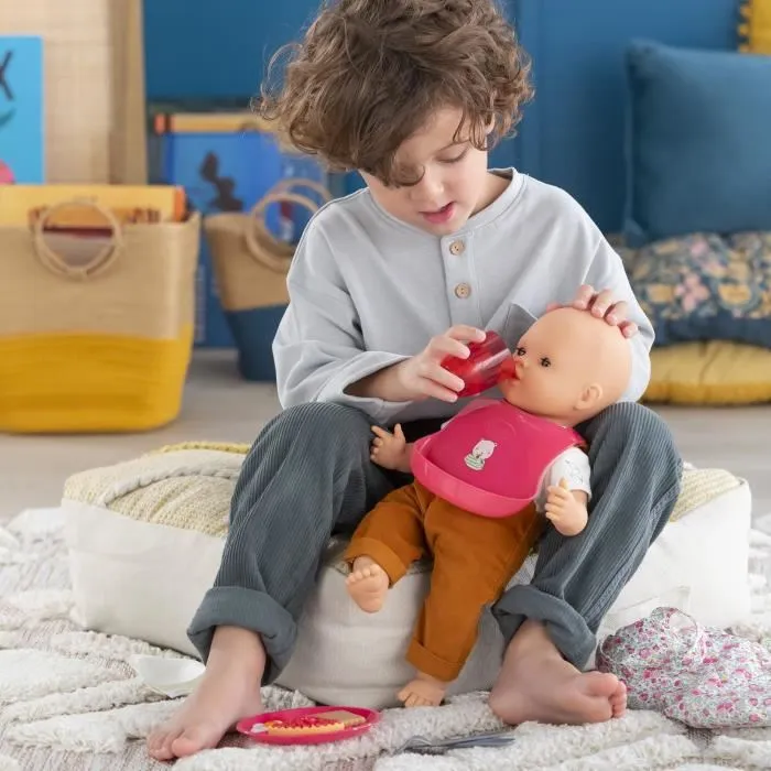 Corolle Caja de Comida Grande Accesorios para Muñecos Bebés de 36 y 42 cm, 11 Accesorios, Juguete para +2 Años 5