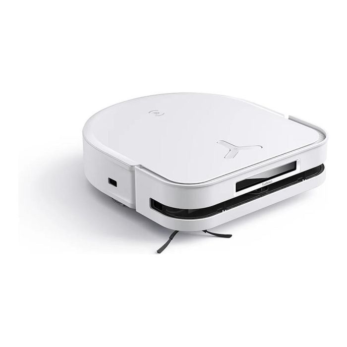 ECOVACS DEEBOT X5 OMNI Robot Aspirador con Estación de Vaciado Autónomo y Fregado, Sin Bolsa, Blanco, Forma D, 3.5L, Navegación Láser, 6400 mAh