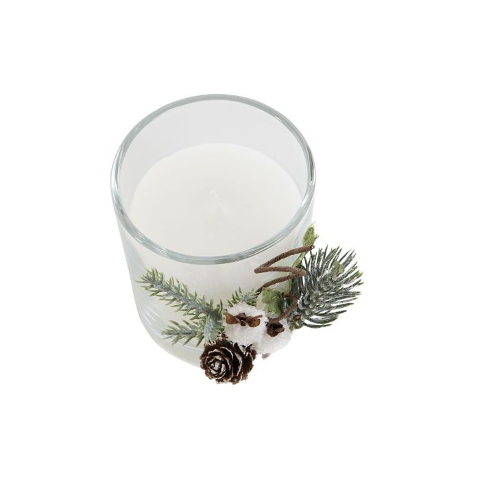 Vela Navidad Moderna DKD Home Decor Blanco 8.5 x 8.5 x 10.5 cm 2 Vela Navidad Moderna DKD Home Decor Blanco 8.5 x 8.5 x 10.5 cm 2