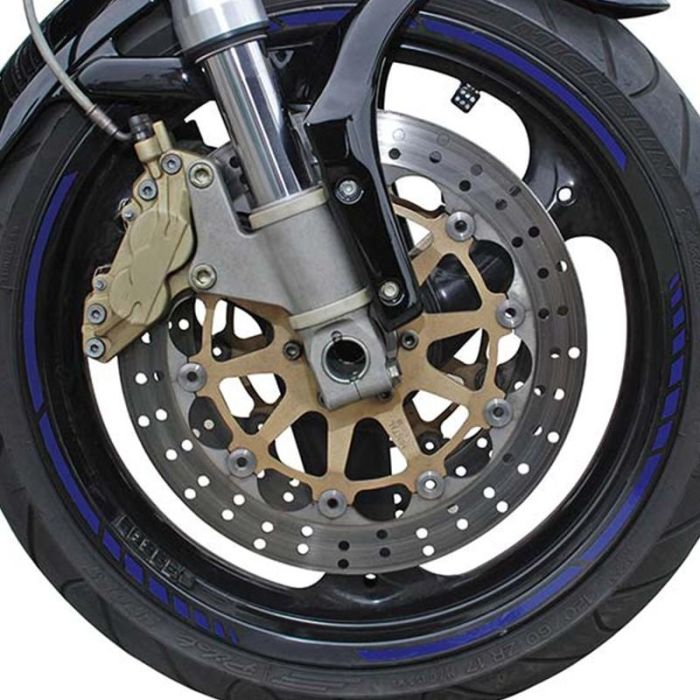 Pin Striping Racing Azul 14 Bandas De 7 mm X 41 cm Incluido Espaciador FO34443 2
