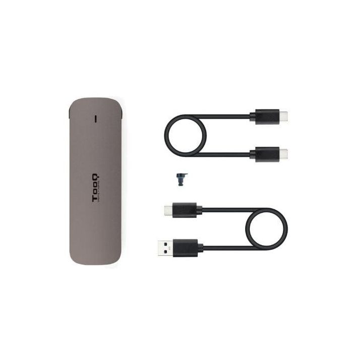 TooQ TQE-2202BR Caja Externa para Unidades de Estado Sólido SSD M.2 NGFF SATA USB-C 3.1 Gen1 5Gbps Aluminio Sin Tornillos Marrón 1 TooQ TQE-2202BR Caja Externa para Unidades de Estado Sólido SSD M.2 NGFF SATA USB-C 3.1 Gen1 5Gbps Aluminio Sin Tornillos Marrón 1
