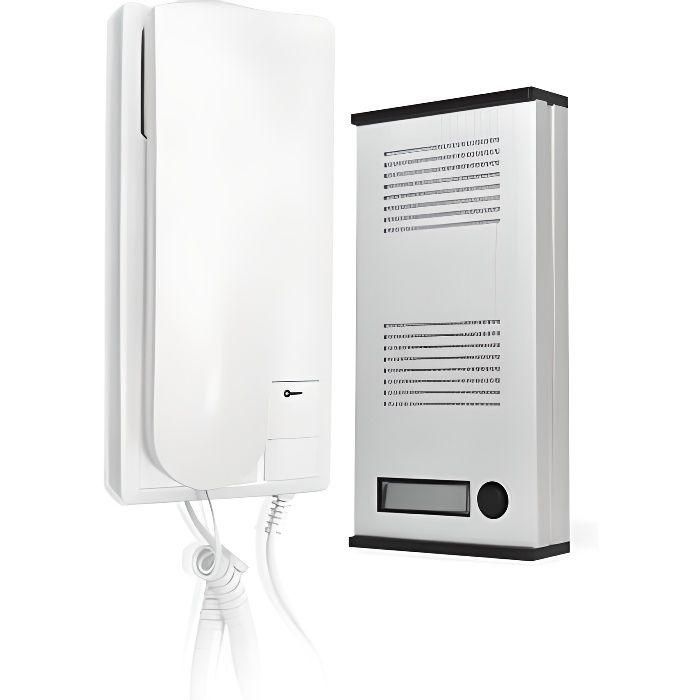 SCS Sentinel Orion 32068 Intercomunicador de Audio 2 Hilos para Apertura de Puerta, Frente Aluminio con Etiqueta Retroiluminada SCS Sentinel Orion 32068 Intercomunicador de Audio 2 Hilos para Apertura de Puerta, Frente Aluminio con Etiqueta Retroiluminada