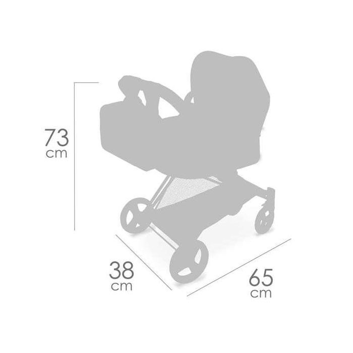 Coche de muñeca 3x1 plegable cityx para muñecas de hasta 50 cm 38x65x73 cm 10 Coche de muñeca 3x1 plegable cityx para muñecas de hasta 50 cm 38x65x73 cm 10