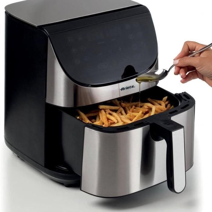 Ariete Freidora de Aire XXL Metal con Pantalla Táctil, 11 Programas Predefinidos, Bajo en Grasa 1 Ariete Freidora de Aire XXL Metal con Pantalla Táctil, 11 Programas Predefinidos, Bajo en Grasa 1