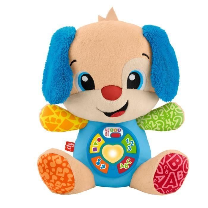 Peluche musical de despertar progresivo con forma de cachorro que ríe y aprende de Fisher-Price JFD20 Peluche musical de despertar progresivo con forma de cachorro que ríe y aprende de Fisher-Price JFD20