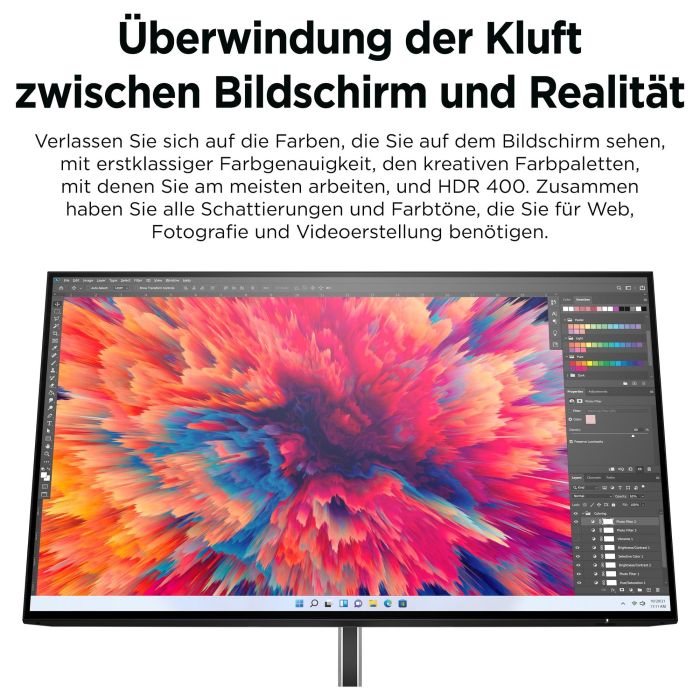 HP Monitor Z24q G3 23.8" QHD 2560x1440 IPS 5ms VESA Plata 7