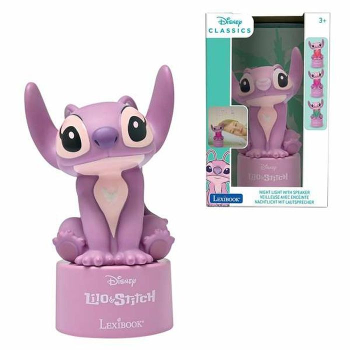 Lampara stitch angel de luz nocturna con altavoz Lampara stitch angel de luz nocturna con altavoz