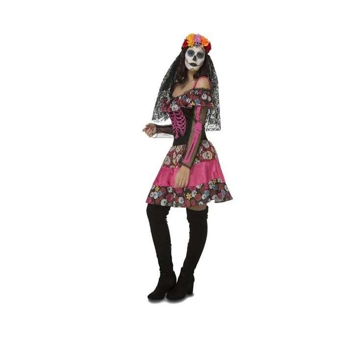 Disfraz día de los muertos vestido talla XXXL 1 Disfraz día de los muertos vestido talla XXXL 1