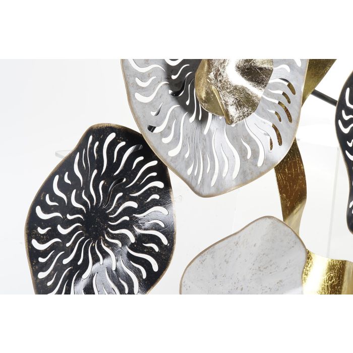 DKD Home Decor Decoración Pared Glam Abstracta de Metal Dorado Negro Blanco 121.3 x 57 x 5.7 cm 1 DKD Home Decor Decoración Pared Glam Abstracta de Metal Dorado Negro Blanco 121.3 x 57 x 5.7 cm 1