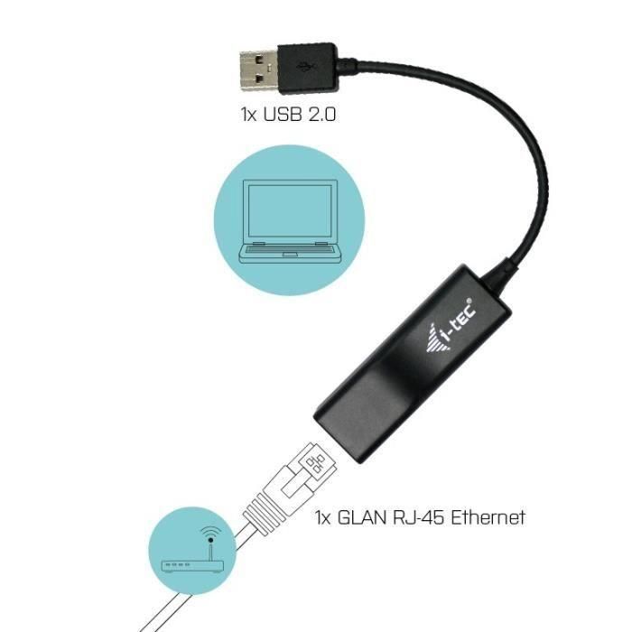 Hub USB i-Tec U2LAN 3