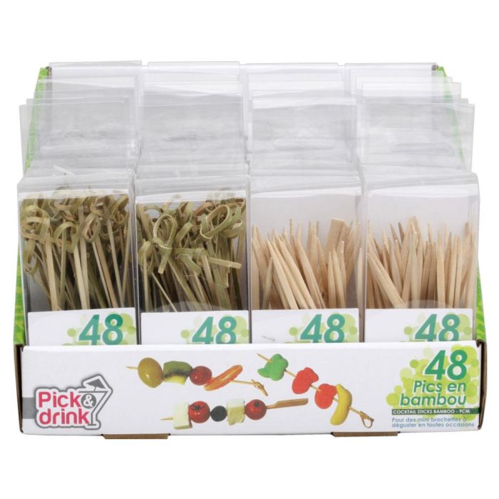 Juego De 48 Pinchos 2 Modelo Pick and Drink 10 cm  3