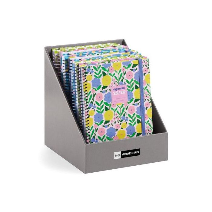 Agenda Escolar (2025-26) Miquelrius Catalan Teen Espiral Tapa Extra Con Goma Plus 4º 154X215 S/V Apais. Assortiment Expositor De 10