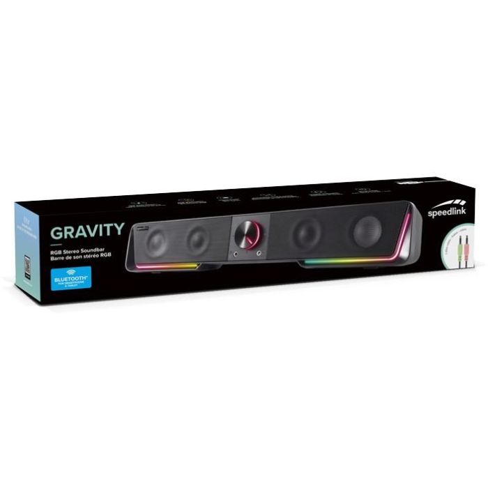 Speedlink Lautsprecher GRAVITY RGB. Soundbar. schwarz retail 2