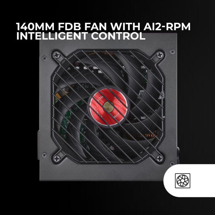 Fuente de Alimentación Mars Gaming MPVU750SIM ATX 750 W 6 W 110 W 80 Plus Silver 4 Fuente de Alimentación Mars Gaming MPVU750SIM ATX 750 W 6 W 110 W 80 Plus Silver 4