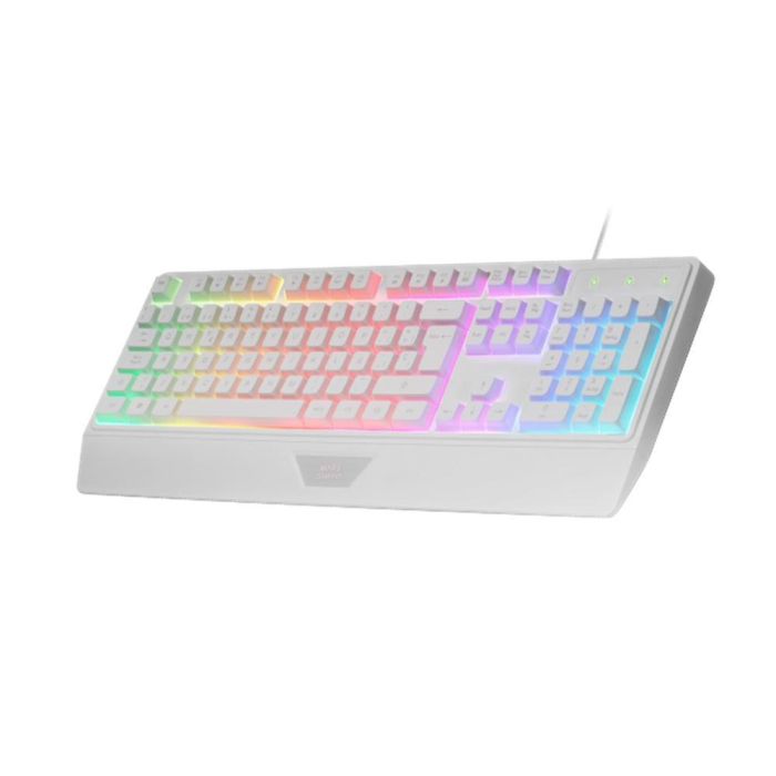 Teclado Gaming SemiMecánico Mars Gaming MK124/ Blanco 1 Teclado Gaming SemiMecánico Mars Gaming MK124/ Blanco 1