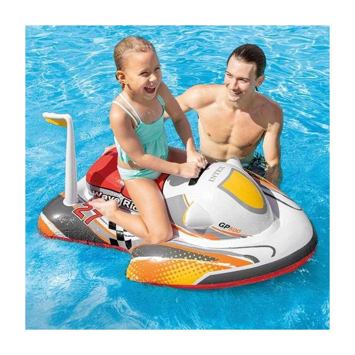 Intex Figura Hinchable Moto Wave Rider, Flotador Acuático Infantil para Piscina y Playa, Dimensiones 117x77 cm, PVC para Niños +3 Años 4 Intex Figura Hinchable Moto Wave Rider, Flotador Acuático Infantil para Piscina y Playa, Dimensiones 117x77 cm, PVC para Niños +3 Años 4