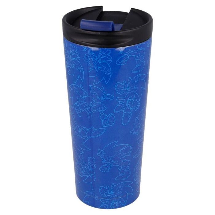 Vaso cafe acero inoxidable Sonic The Hedgehog 425ml 1