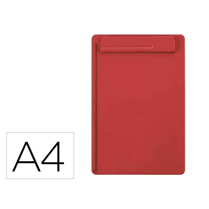 Maul Portanotas A4 Plástico Reciclado con Pinza Rojo Made in Germany 0 Maul Portanotas A4 Plástico Reciclado con Pinza Rojo Made in Germany 0