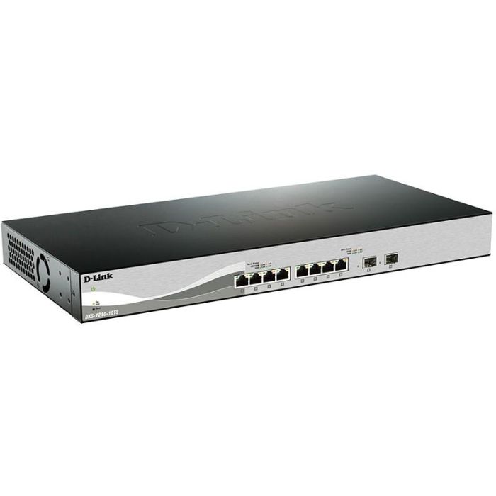 D-Link Dxs-1210-10Ts Switch Gestionado L2/L3, 8 Puertos RJ-45 + 2 SFP+, 10G Ethernet