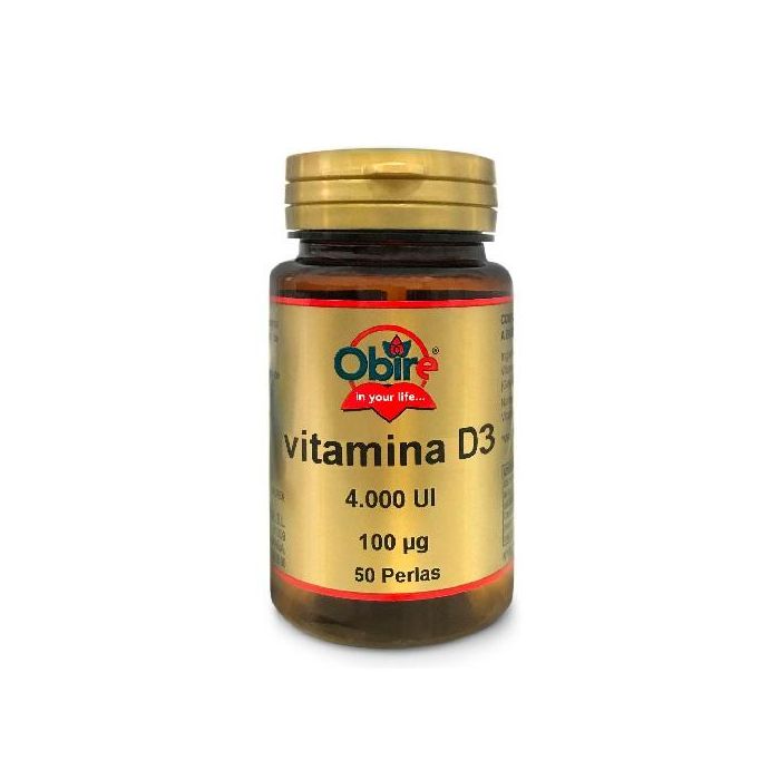 Vitamina D3 100 Mcg. (4000 U.I) 50 Perlas