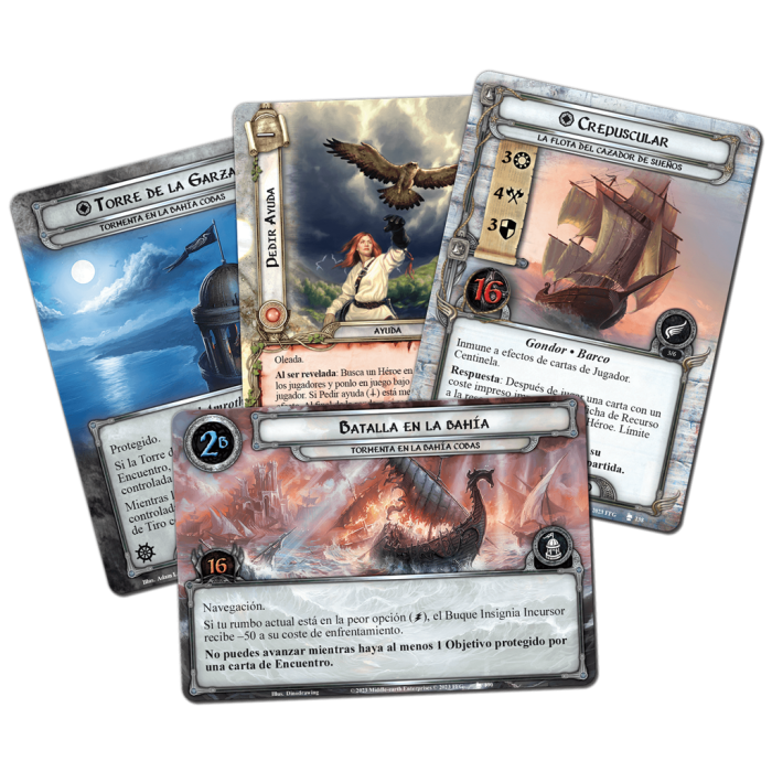 Fantasy Flight Games MEC111ES El Señor de los Anillos LCG Cazador de Sueños Expansión de Campaña Juego de Mesa Español 1