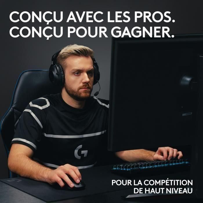 Teclado para juegos - inalámbrico - LOGITECH G - G Pro X TKL Lightspeed - USB - AZERTY - Negro 1 Teclado para juegos - inalámbrico - LOGITECH G - G Pro X TKL Lightspeed - USB - AZERTY - Negro 1