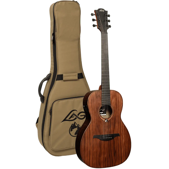LAG Guitarra Acústica Parlor A/E Sauvage Natural Satinado Electroacústica Folk Tapa Sólida Brankowood Electrónica Stage-Lâg 9 LAG Guitarra Acústica Parlor A/E Sauvage Natural Satinado Electroacústica Folk Tapa Sólida Brankowood Electrónica Stage-Lâg 9
