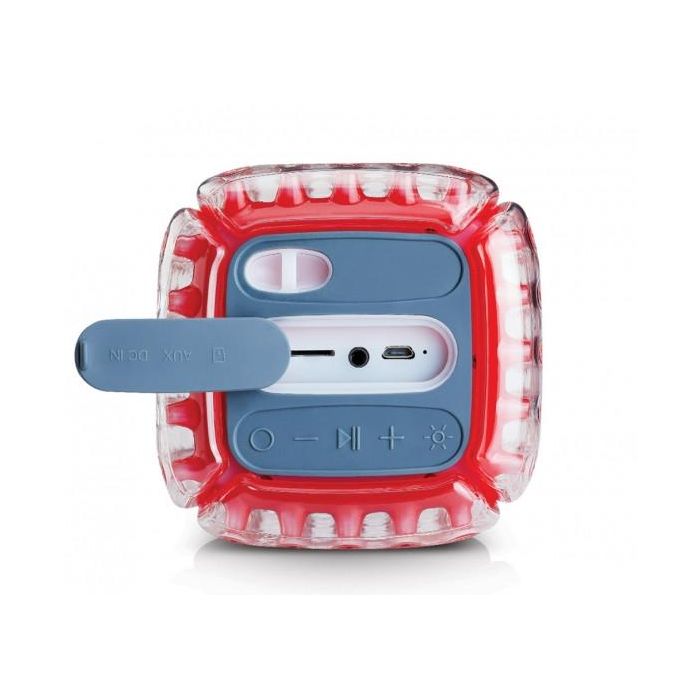 Forever Altavoz Bluetooth BS-700 Red, Bluetooth 5.0 TWS, IPX6 Impermeable, Luz RGB 3