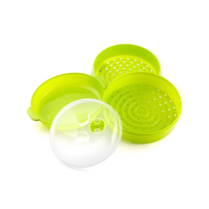 Vaporera Doble para Microondas Codowave InnovaGoods 2 Vaporera Doble para Microondas Codowave InnovaGoods 2