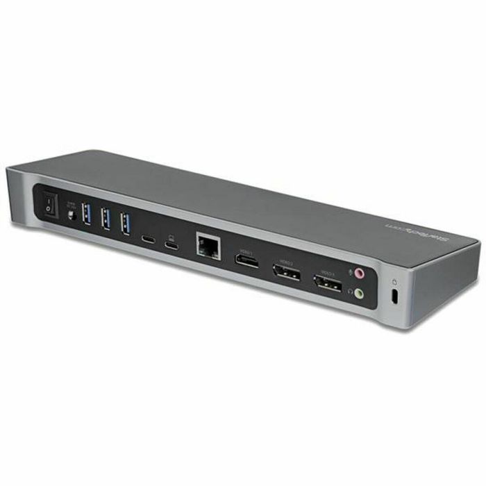 Hub USB Startech DK30CH2DEPUE Negro Negro/Plateado Plateado 100 W Hub USB Startech DK30CH2DEPUE Negro Negro/Plateado Plateado 100 W