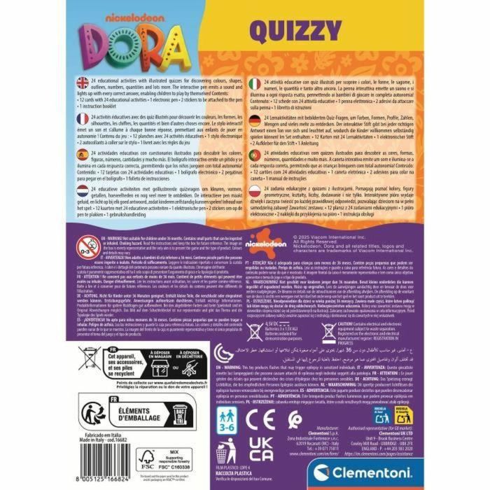 Clementoni Quizzy Dora CLE8005125166824 Juego Educativo para Niños 5