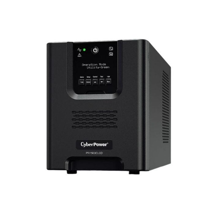 CyberPower PR1500ELCD SAI Línea Interactiva 1500VA/1350W Onda Senoidal Pura para Servidores y Estaciones de Trabajo - 8 Salidas Torre con AVR 0 CyberPower PR1500ELCD SAI Línea Interactiva 1500VA/1350W Onda Senoidal Pura para Servidores y Estaciones de Trabajo - 8 Salidas Torre con AVR 0