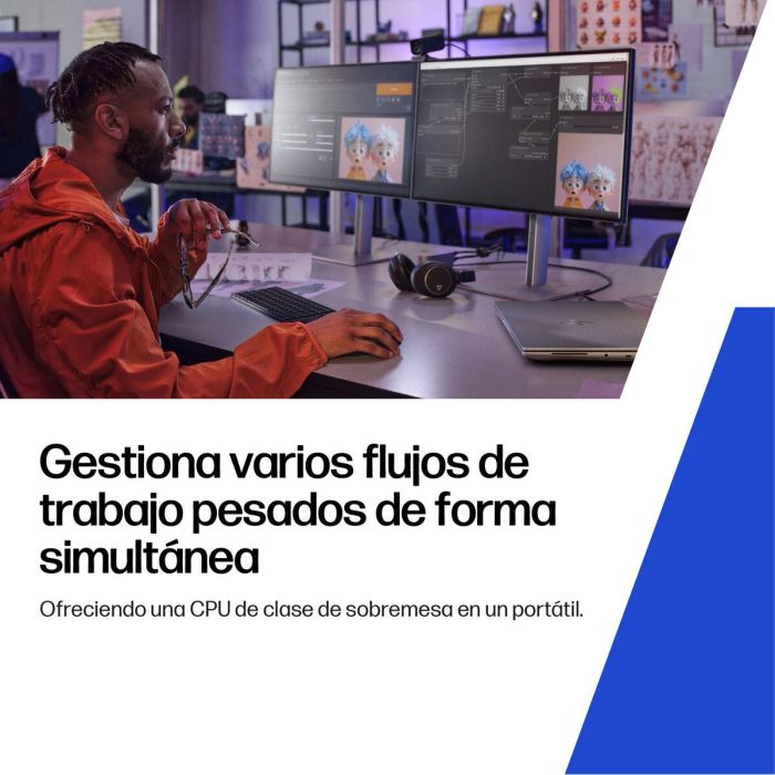 Laptop HP 98L92ET#ABE 16" Intel Core i7-14700HX 32 GB RAM 512 GB Qwerty Español 17