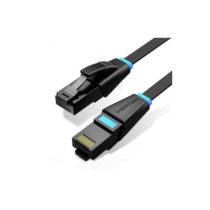Cable RJ45 Categoría 6 UTP Rígido Vention IBJBL Negro 10 m Cable RJ45 Categoría 6 UTP Rígido Vention IBJBL Negro 10 m