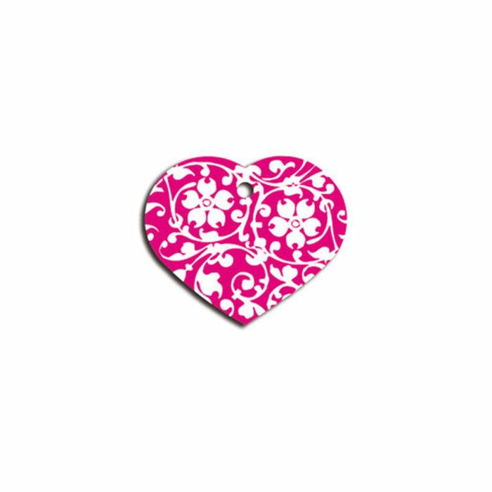 Placa identificativa Imarc Heart Rosa 1