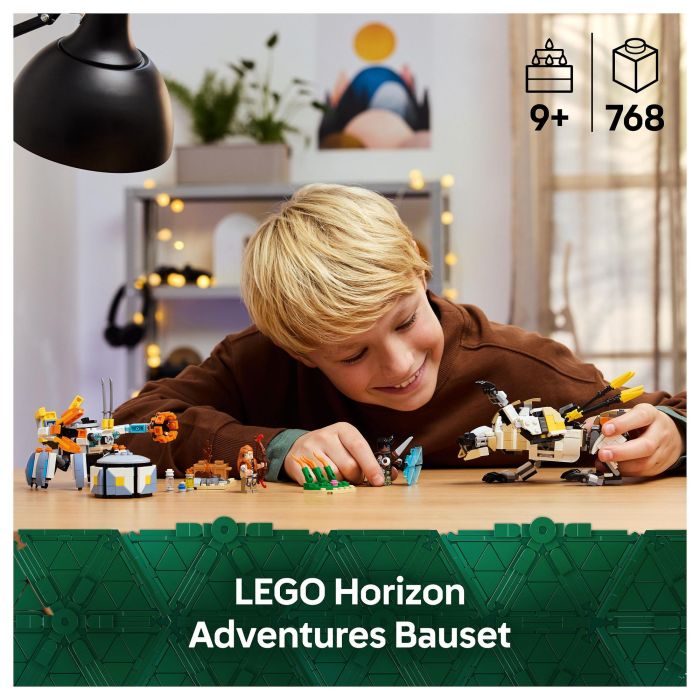 Lego Horizon Adventures 77037 Aloy y Varl contra Testudien y Sawtooth - Juego de Construcción para Niños y Niñas a Partir de 9 Años