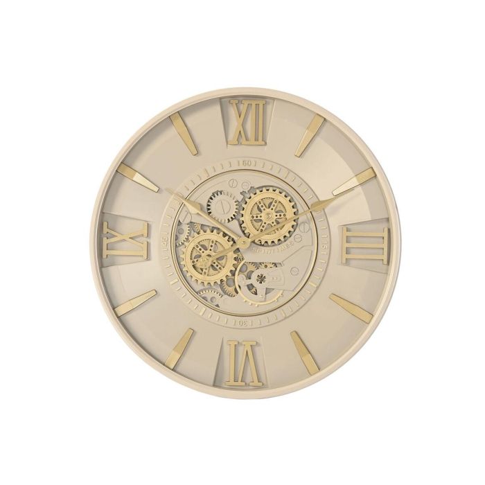 Reloj Pared Glam DKD Home Decor Beige Dorado 8 x 60 x 60 cm 1 Reloj Pared Glam DKD Home Decor Beige Dorado 8 x 60 x 60 cm 1
