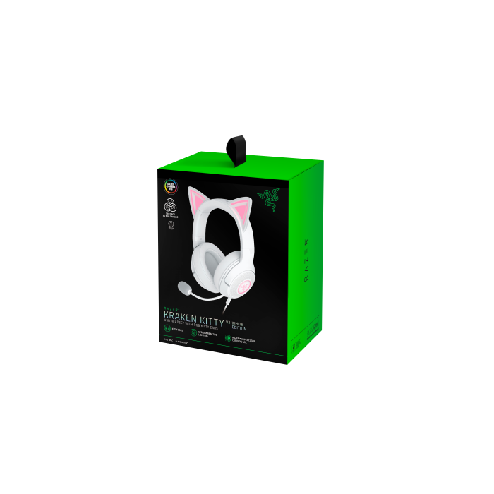 Auriculares Razer Kraken Kitty V2 Bt Blanco (RZ04-04860600-R3M1) Auriculares Razer Kraken Kitty V2 Bt Blanco (RZ04-04860600-R3M1)