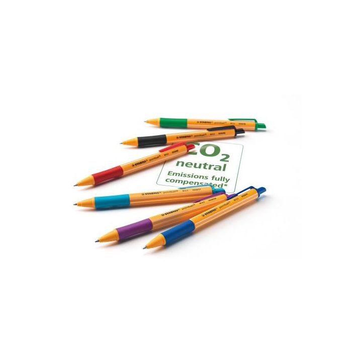 STABILO pointball Rojo Bolígrafo de punta retráctil con pulsador 1 pieza(s) 2 STABILO pointball Rojo Bolígrafo de punta retráctil con pulsador 1 pieza(s) 2