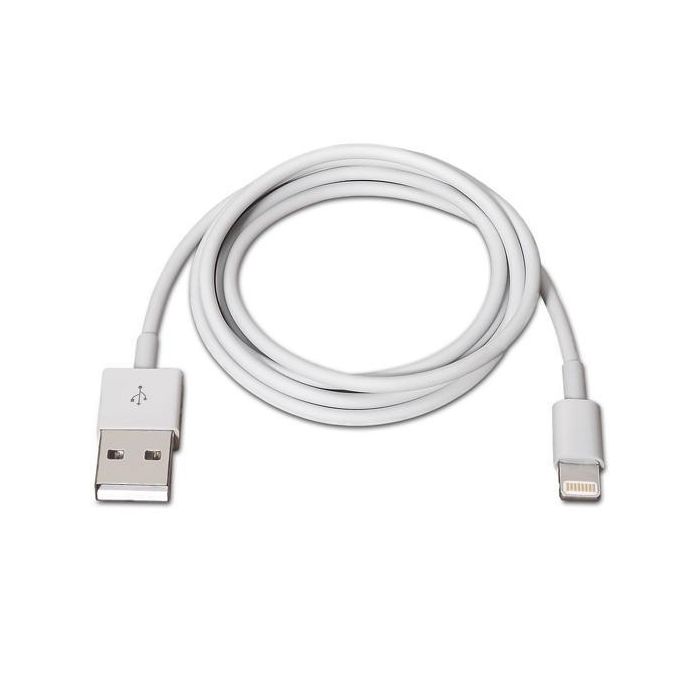 Aisens Cable Lightning A Usb 2.0 Lightning-M - Usb A-M Blanco 2,0M Aisens Cable Lightning A Usb 2.0 Lightning-M - Usb A-M Blanco 2,0M