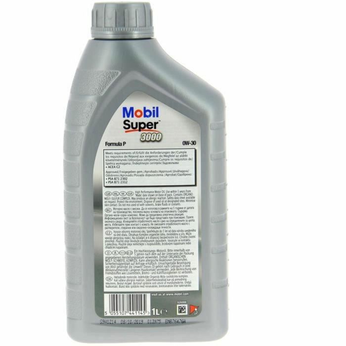 Mobil S3000 Formula-P Aceite de Motor Sintético 0W30 - 1 L 1