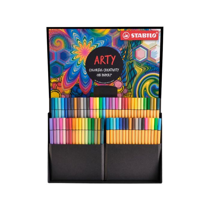 Rotulador Stabilo Acuarelable Pen 68-88 Arty Line Hero Estuche De Carton De 68 Unidades Surtidas 3