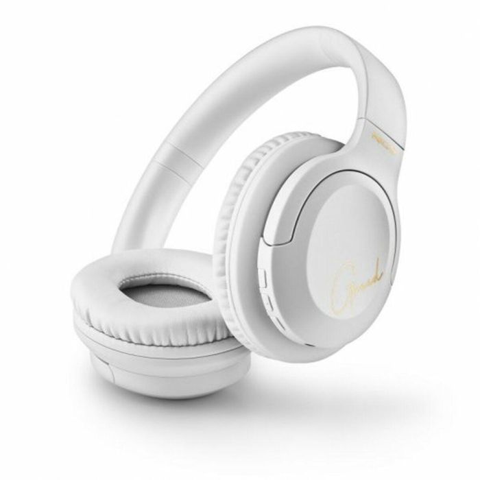Auriculares Bluetooth con Micrófono NGS ARTICAGREEDWHITE Blanco 1