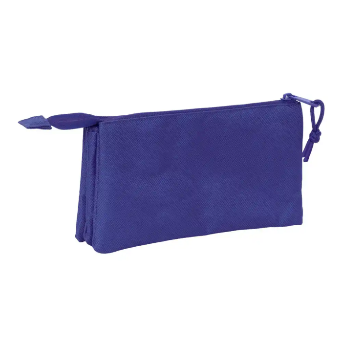 Safta Portatodo Triple Atco. de Madrid Teen Dark Blue 22x12x3 cm 1