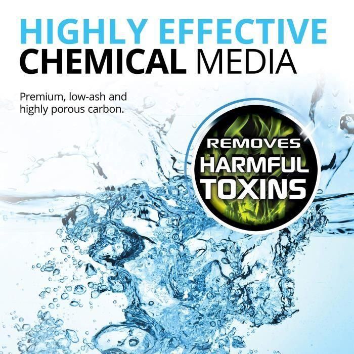 Fluval Set de 3 Carbones Activados 100g para Acuarios - Elimina Olores, Metales y Contaminantes - Agua Dulce/Salada 4 Fluval Set de 3 Carbones Activados 100g para Acuarios - Elimina Olores, Metales y Contaminantes - Agua Dulce/Salada 4