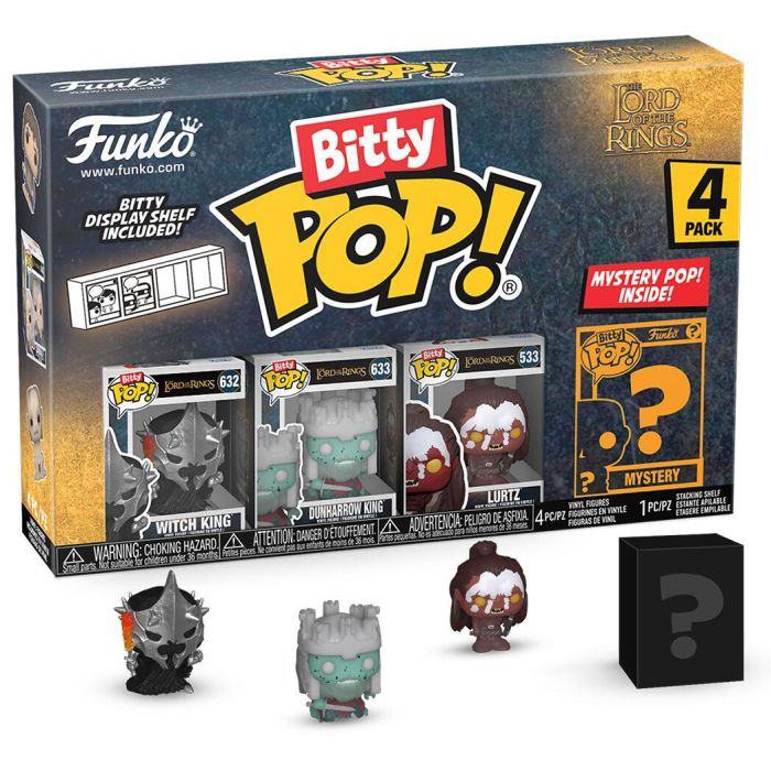 Funko El Señor De Los Anillos Bitty Pop! Pack 4 Figuras 75459