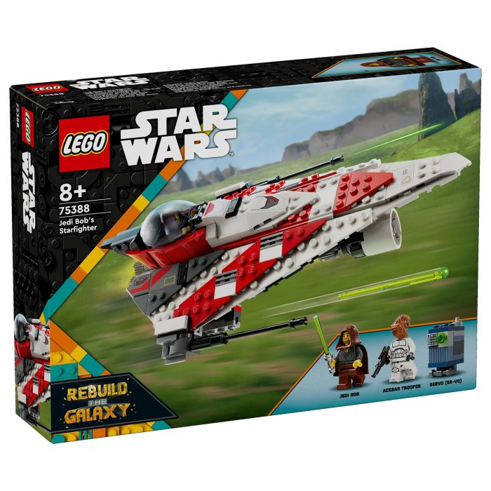 LEGO Star Wars 75388 Caza Estelar Jedi Bob con 2 Minifiguras y Droide Servo